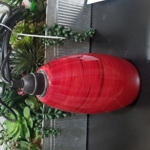 Pendant Drop Lights Red Swirl 120V